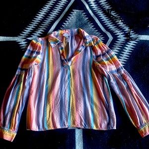 Anthropologie AMADI Multicolor Blouse - XS